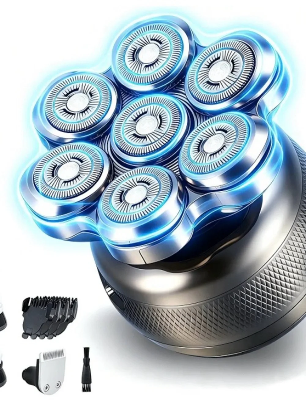 NEW - Head Shavers for Bald Men, 5-in-1 Electric Razor w/ Magnetic 7D Detachable